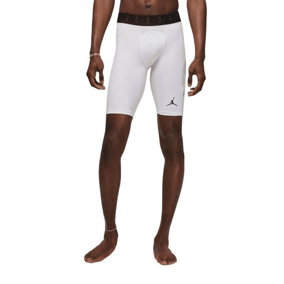Nike Air Jordan Jumpman Compression Shorts DM1813-100 White / Black - Picture 1 of 5